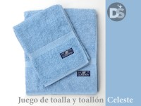 Juego de Toallas Cannon Classic 520 gr Celeste