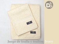 Juego de Toallas Cannon Classic 520 gr Ivory