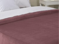 Manta Flannel Danubio Twin - Rouge - A672