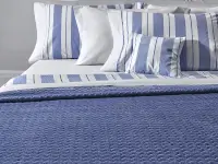 Manta Suplesa Jacquard Queen - Blue