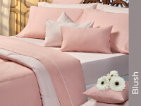 Sábanas Danubio Colors 200 hilos King Blush