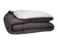 Acolchado Microfiber Simil Duvet Two Tones King 270x240 Gris